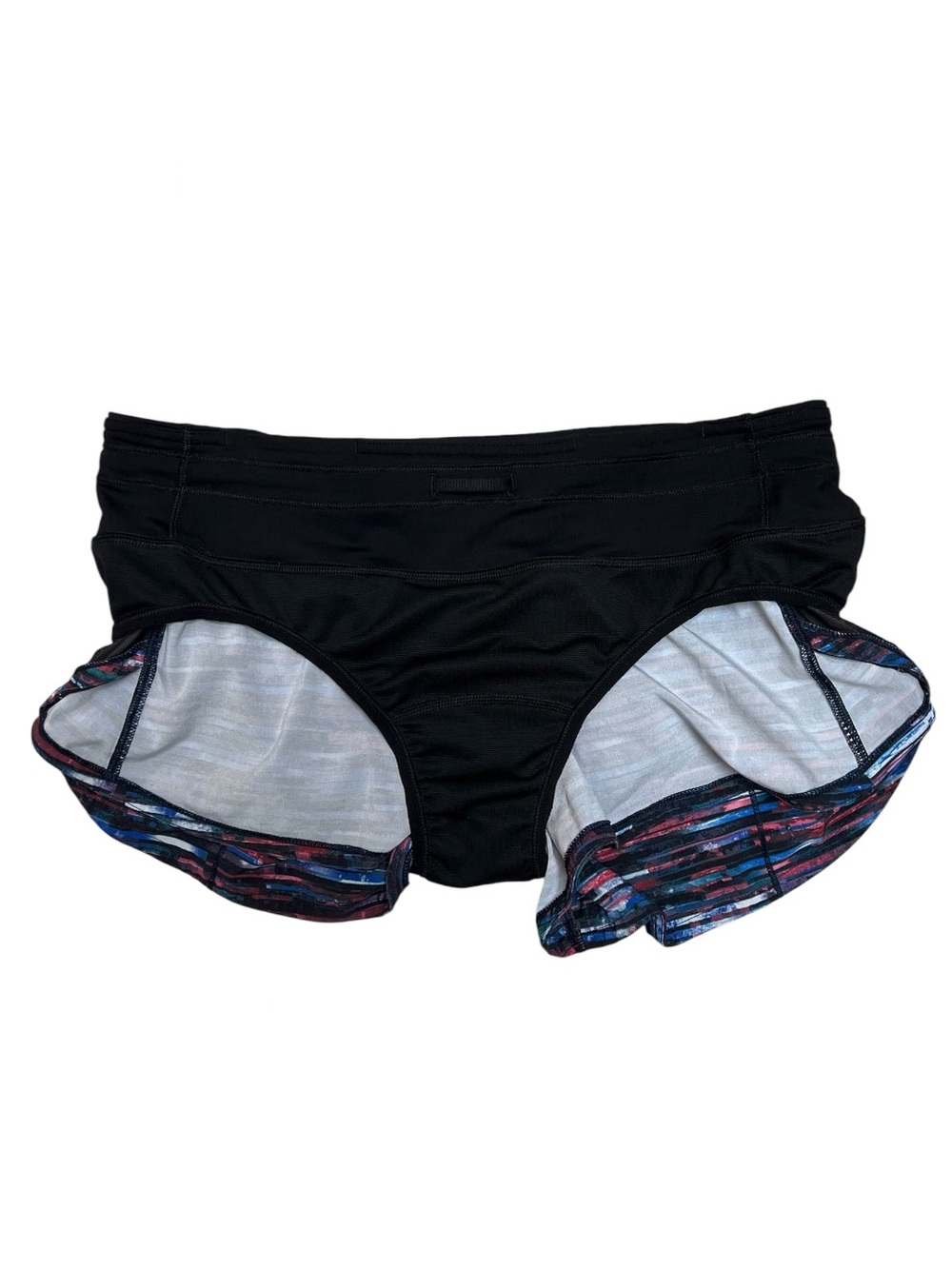 Lululemon Speed Up Short Hinshu Alpine White Multi / Black - Picture 4 of 7